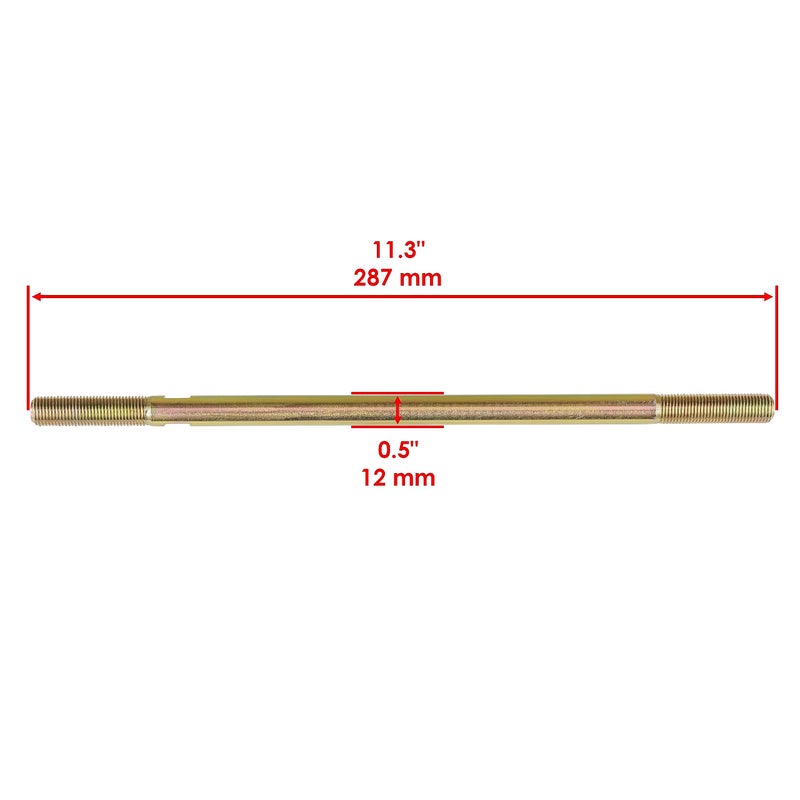 Caltric 2 Tie Rod Sets Compatible with Yamaha Big Bear 400 4Wd Yfm400 Yfm-400 2000-2012 - Image 2